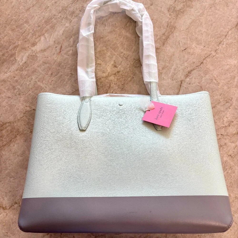 NWT Kate Spade Rock Center Large Tote Bag With Attached Zip Pouch - Picture 2 of 5